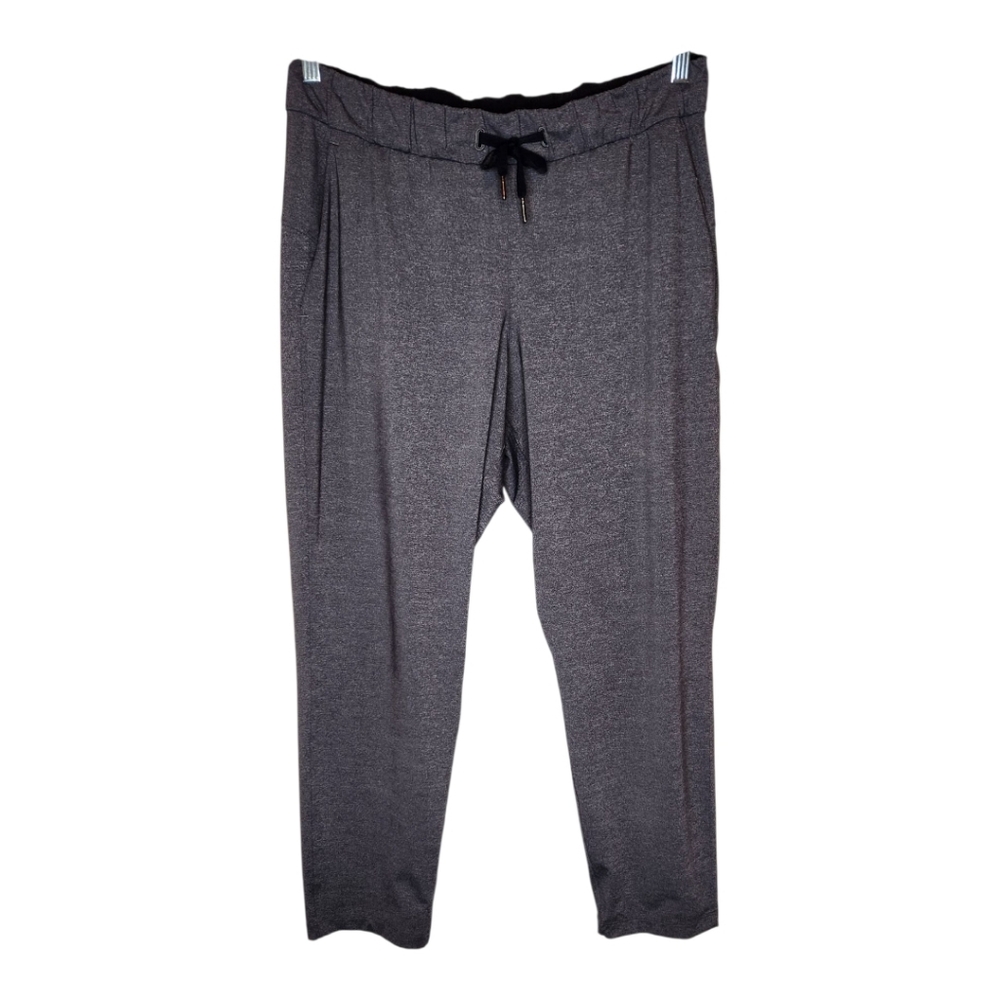Lululemon On The Fly Heathered Gray Pants Size 10